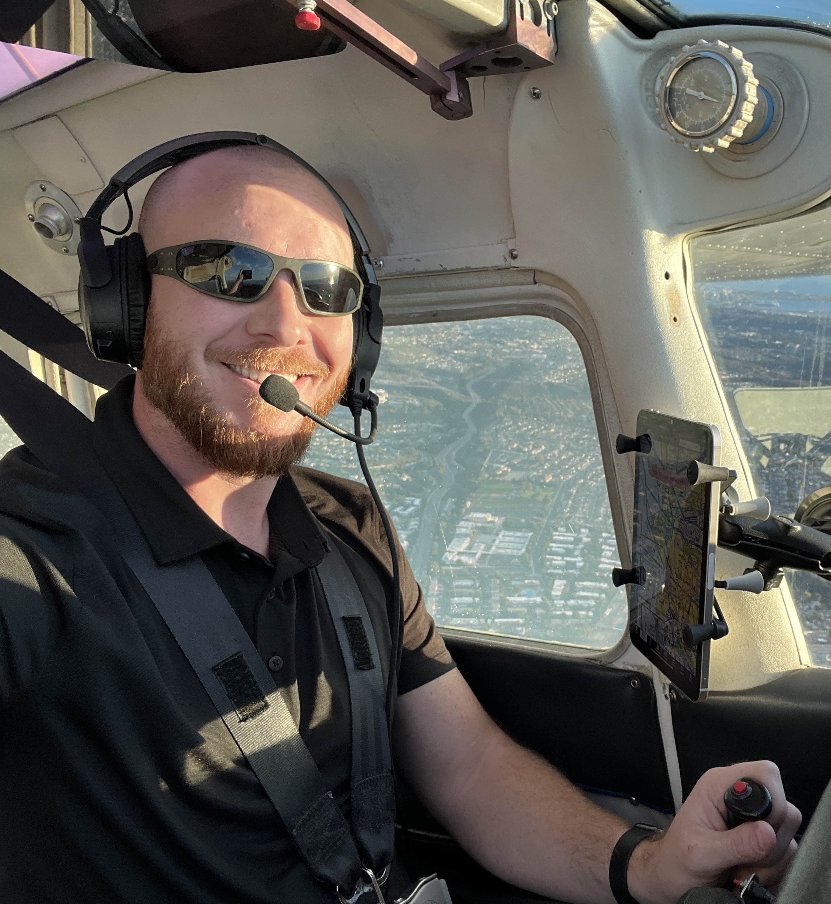 Jed Bratt flying over San Diego